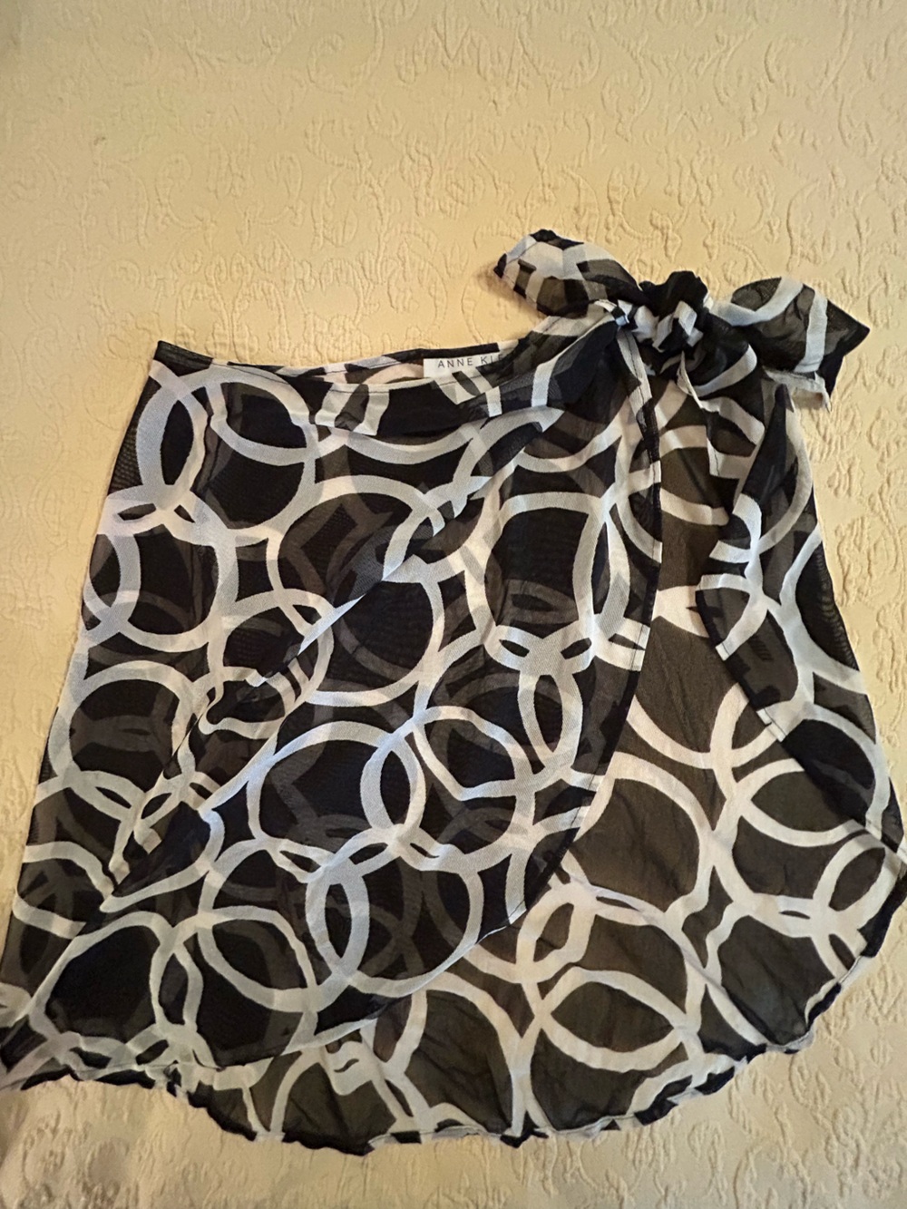 Cute tie swim skirt